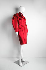 Sculptured Silk Dress - ZAID FAROUKI