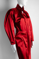 Sculptured Silk Dress - ZAID FAROUKI