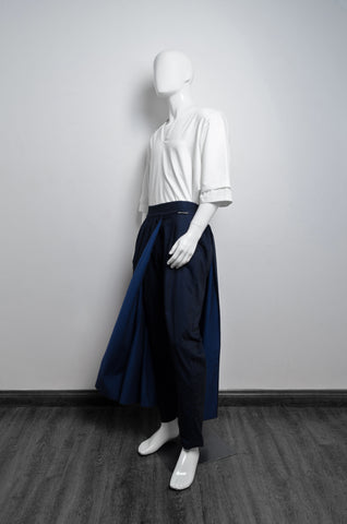 Overlay Skirt Trousers