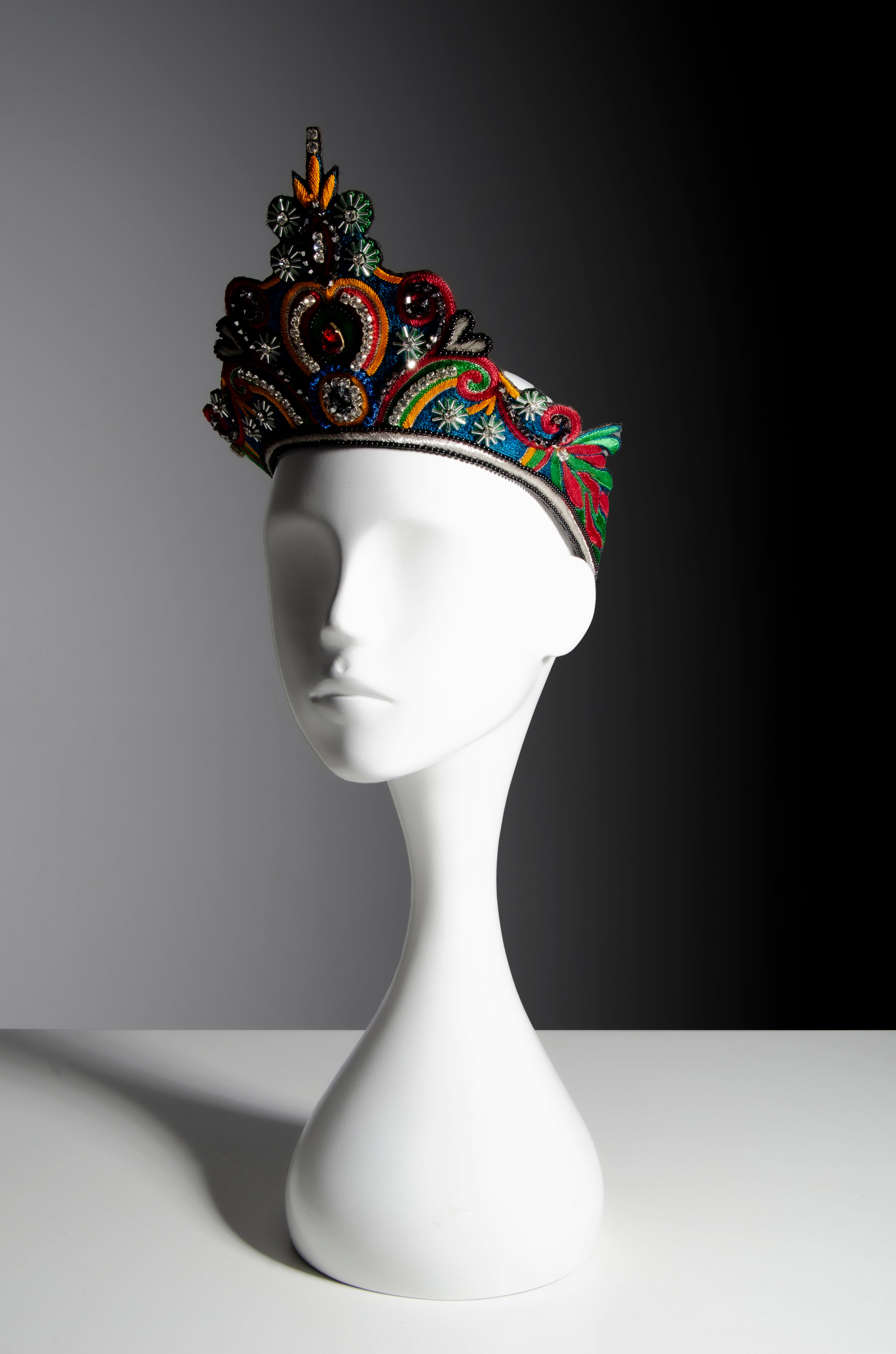 Hand-Embroidered Crown