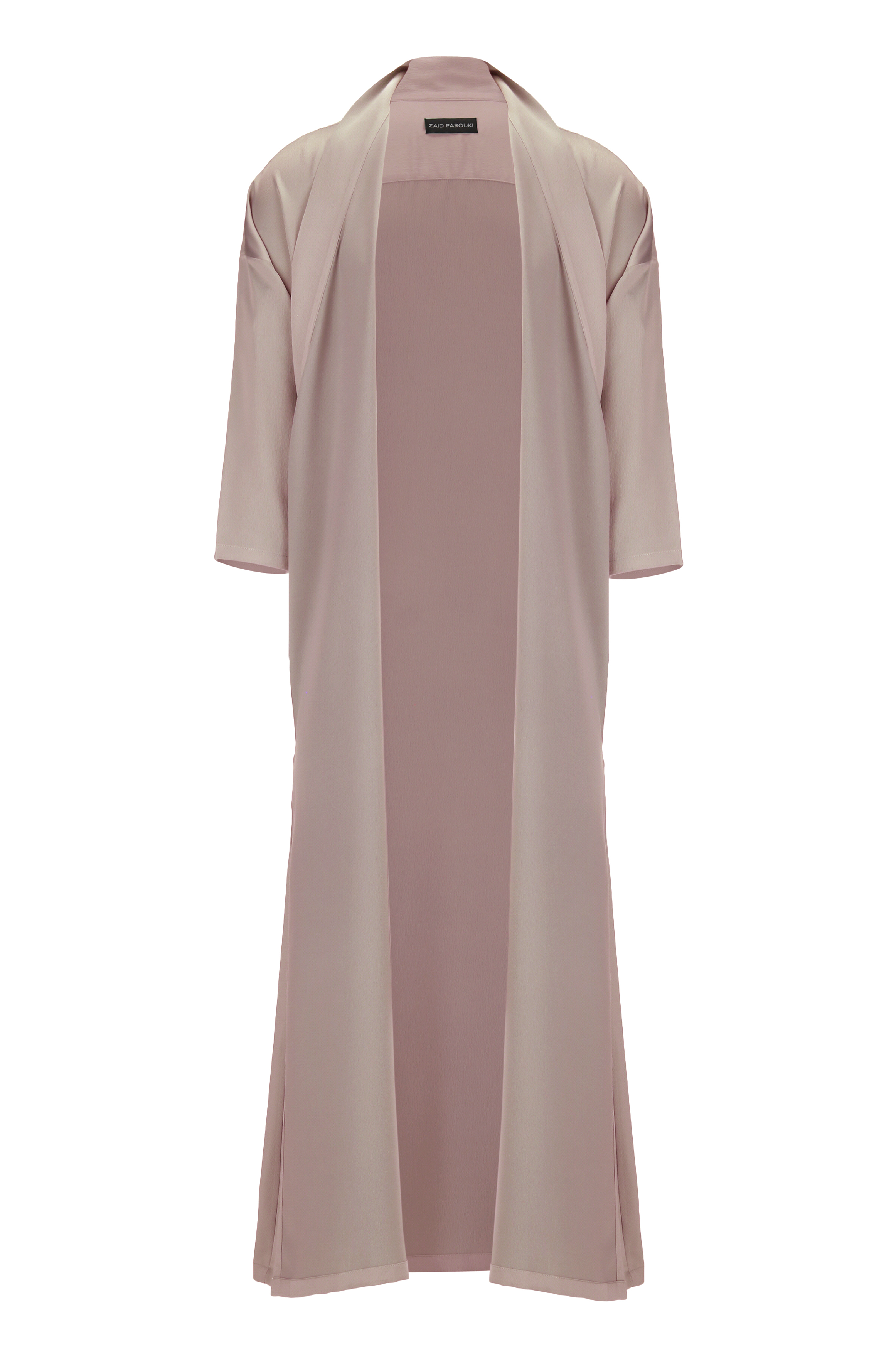 Pink Tie Detail Bisht - ZAID FAROUKI