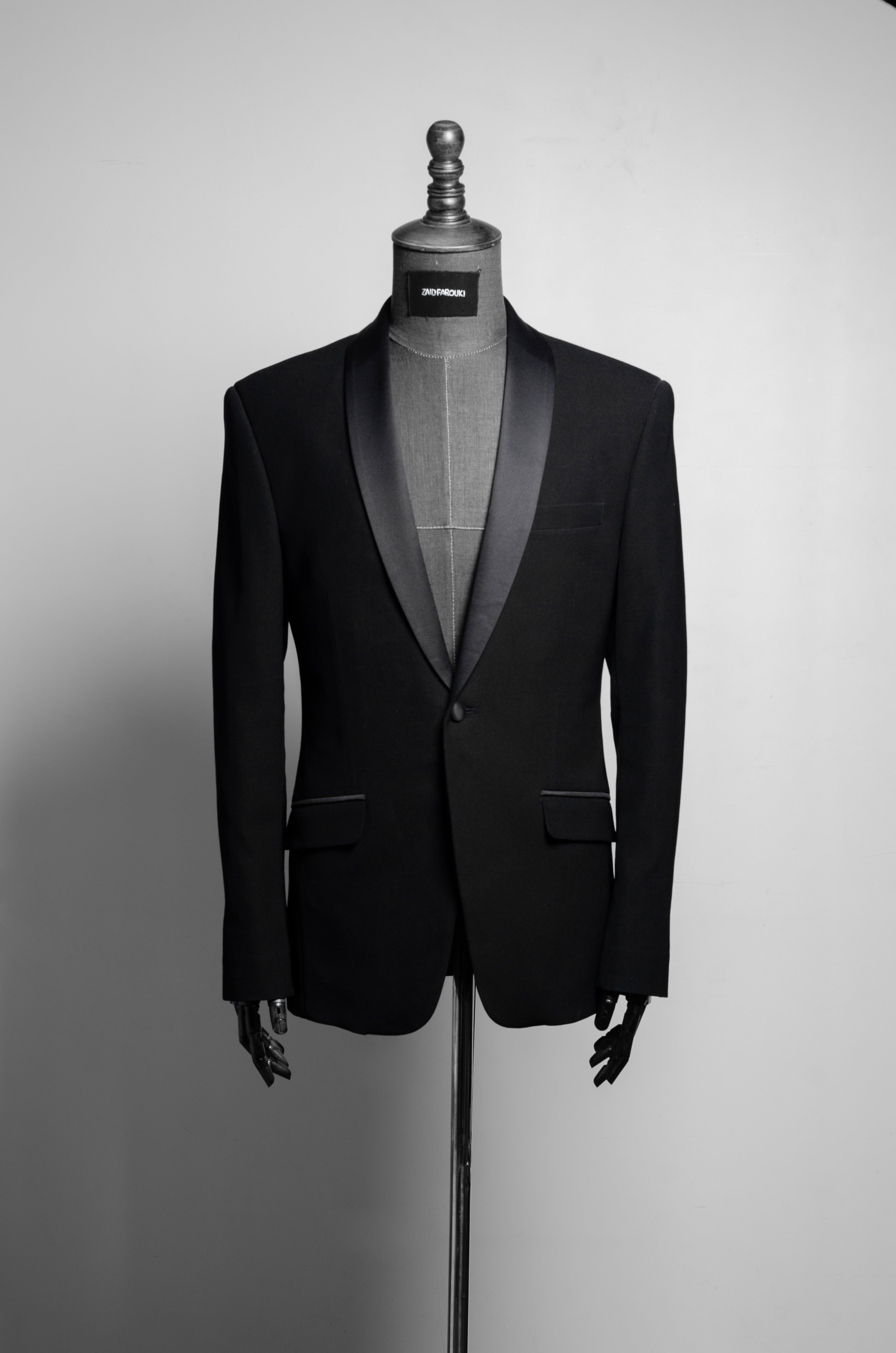 Black Tuxedo Suit - ZAID FAROUKI