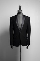 Black Tuxedo Suit - ZAID FAROUKI