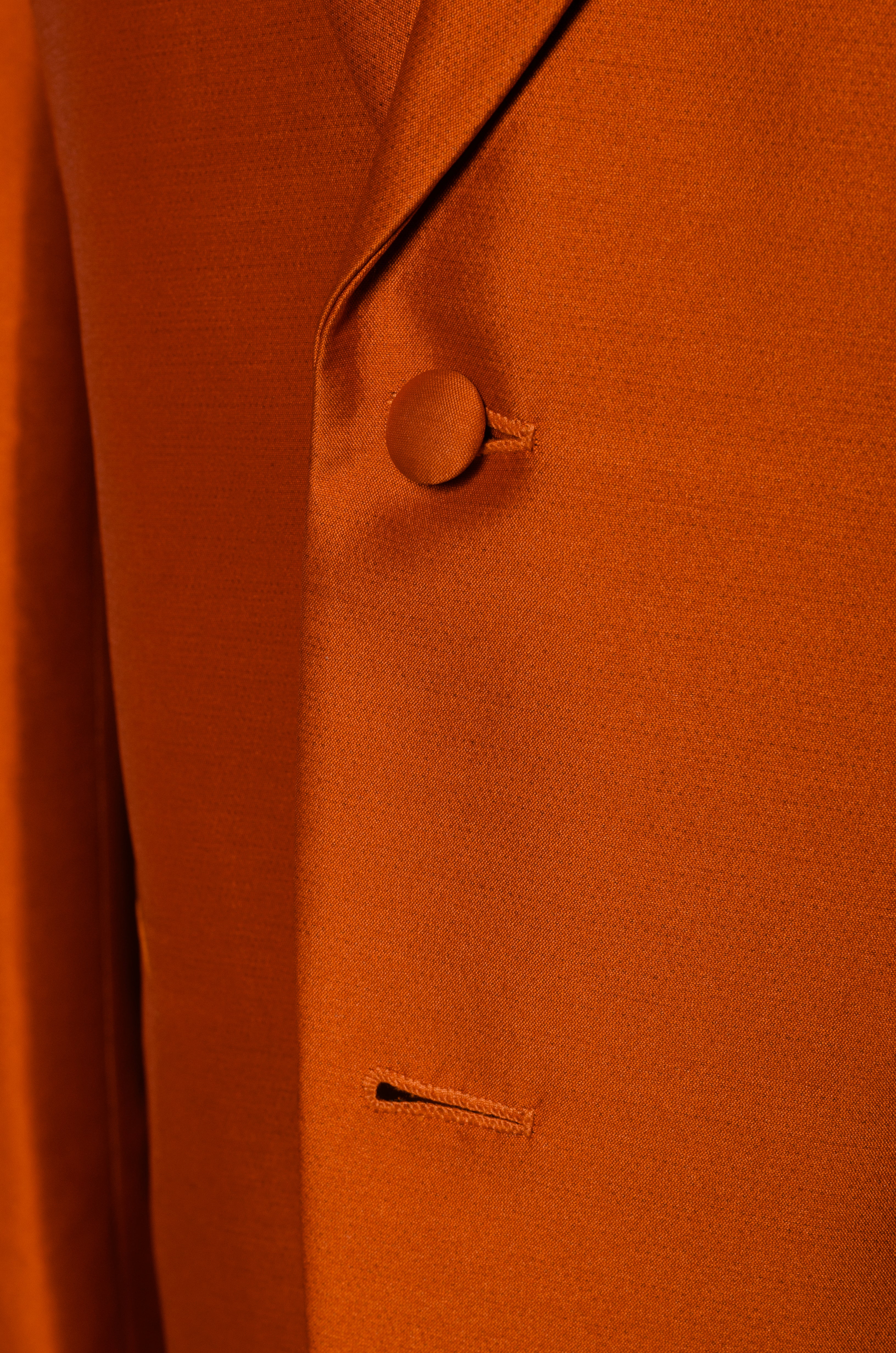 Orange Silk Suit - ZAID FAROUKI