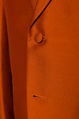 Orange Silk Suit - ZAID FAROUKI