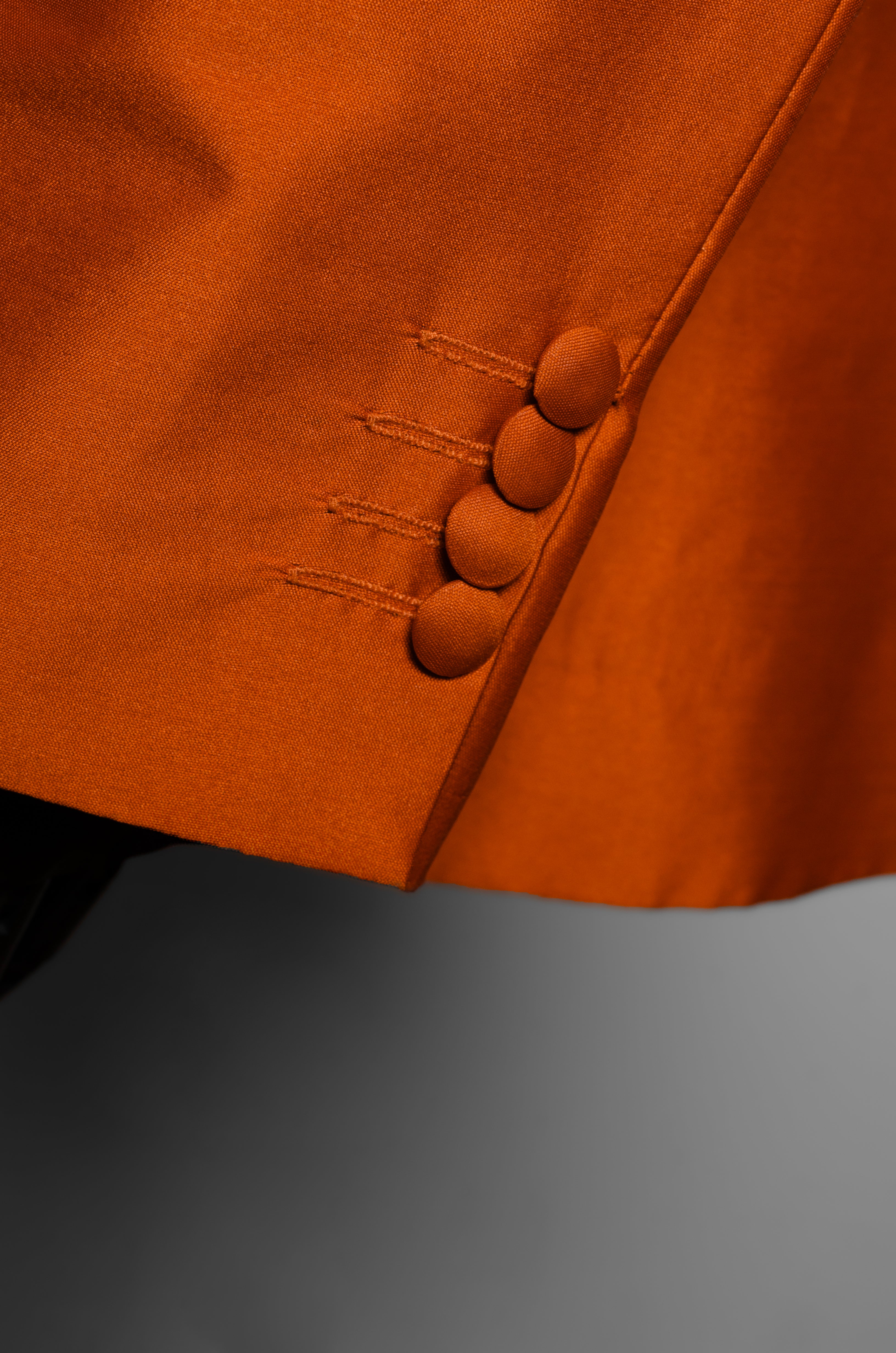 Orange Silk Suit - ZAID FAROUKI