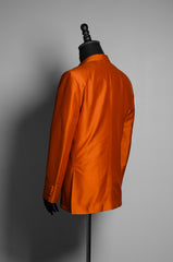 Orange Silk Suit - ZAID FAROUKI