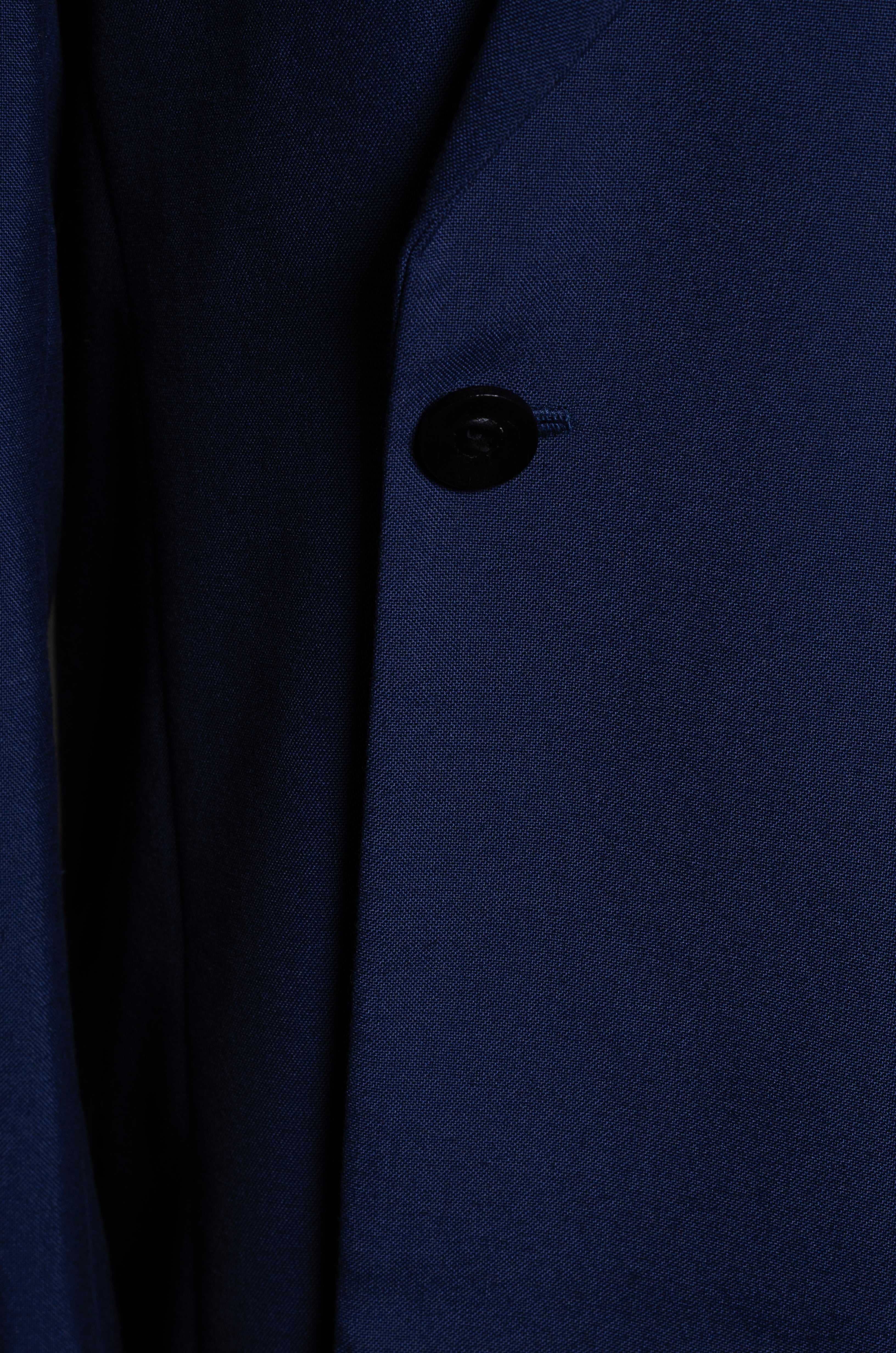 Asymmetrical Navy Suit