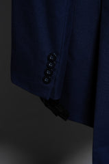 Asymmetrical Navy Suit