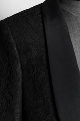Black Lace Suit - ZAID FAROUKI