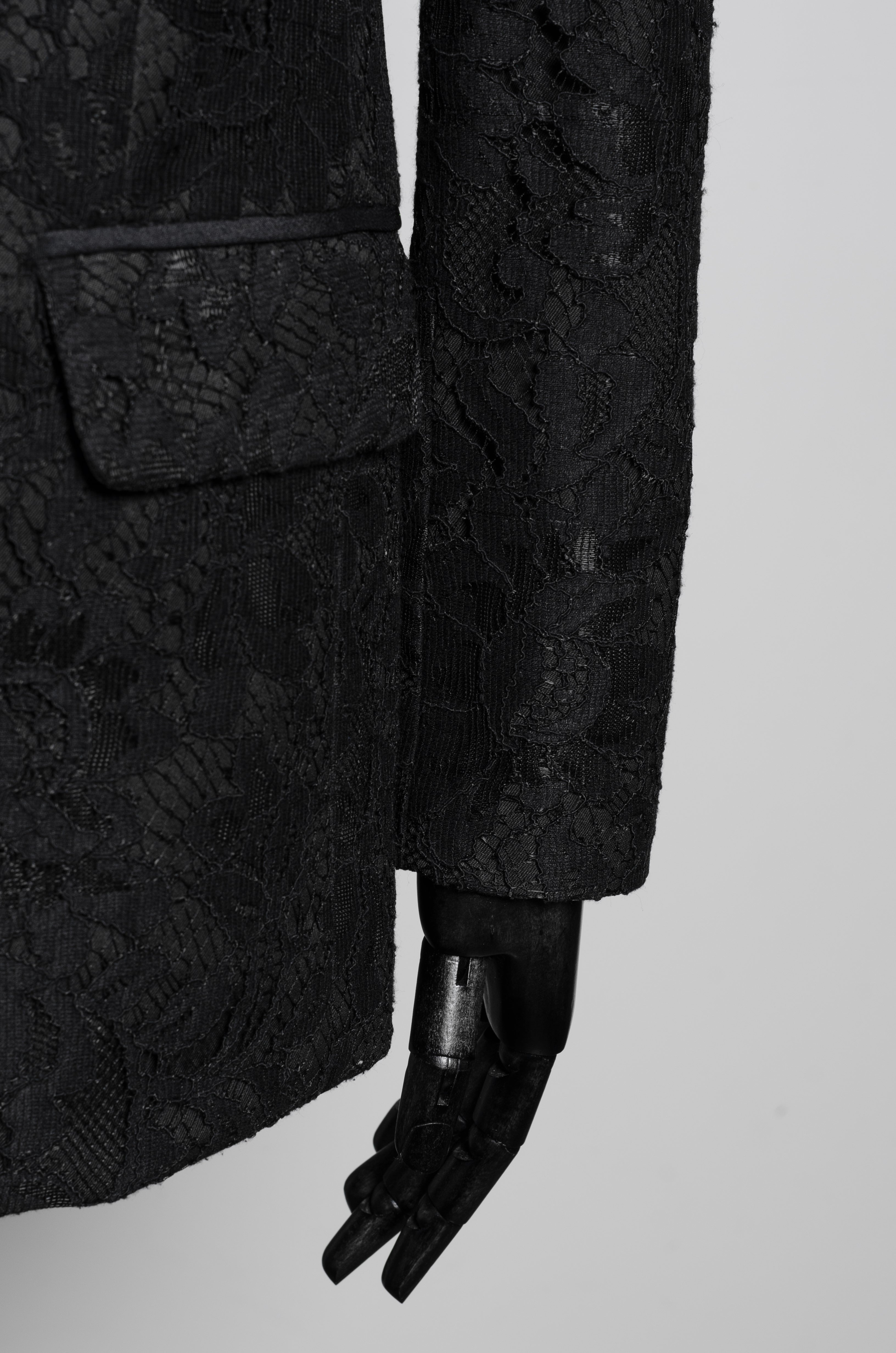 Black Lace Suit - ZAID FAROUKI