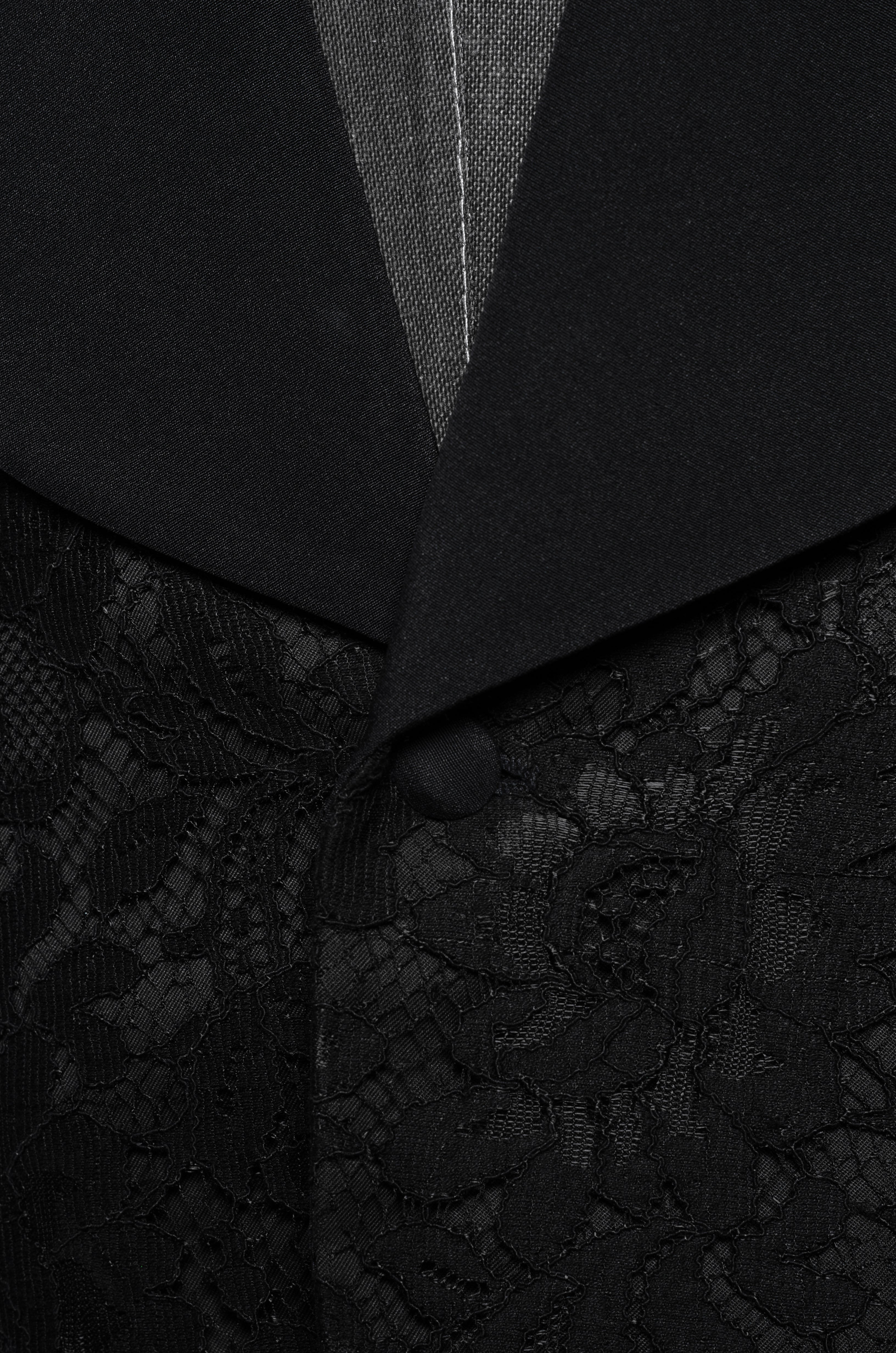 Black Lace Suit - ZAID FAROUKI