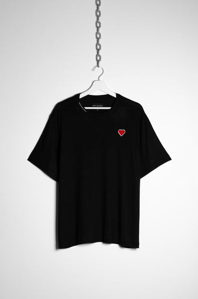 ◆LEE◆ Watermelon Buddy Graphic T-Shirt Black Watermelon Heart Black T-shirt – ZAID FAROUKI