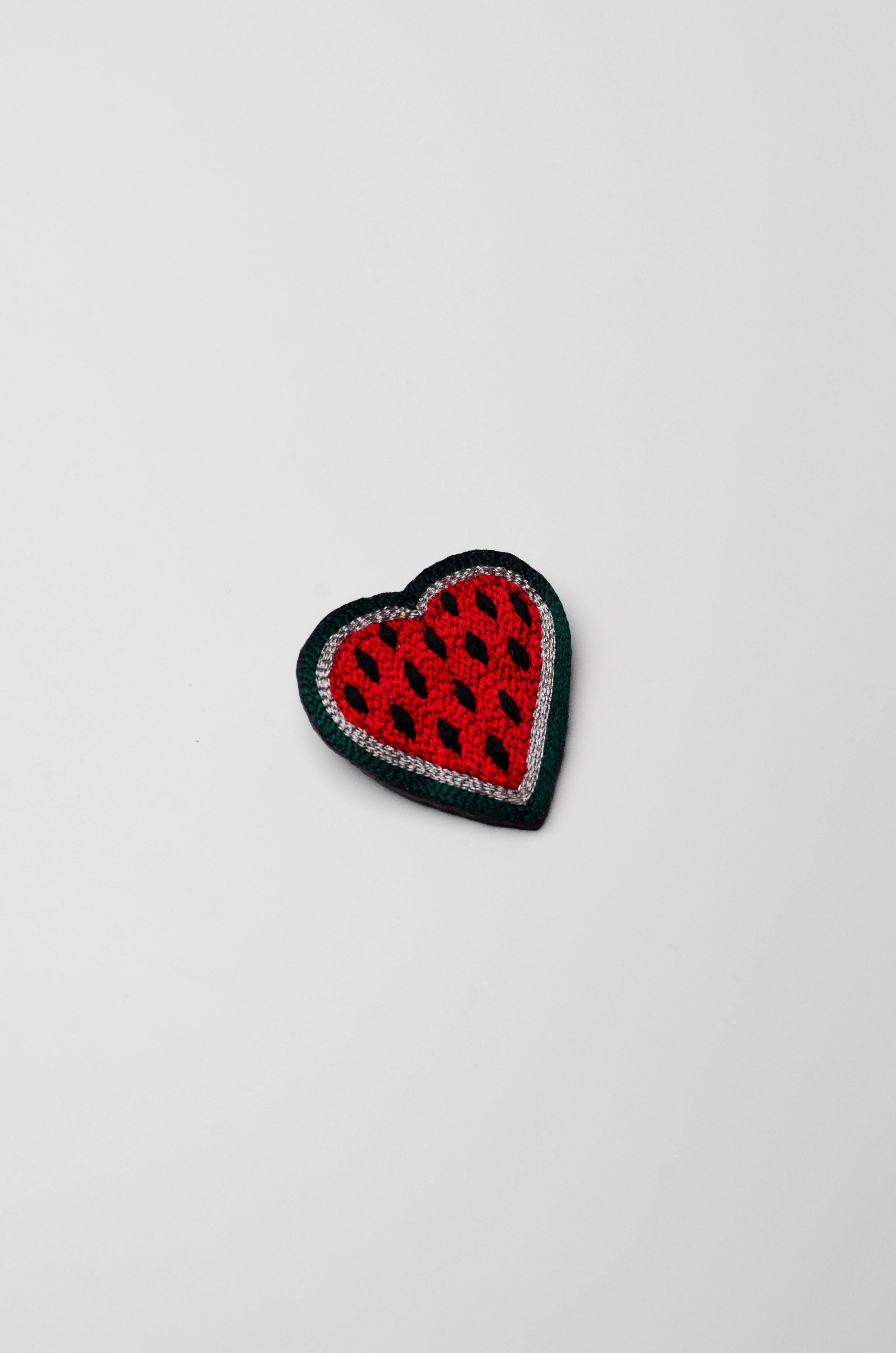 Watermelon Heart Brooch