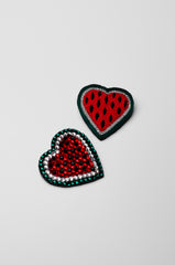 Watermelon Heart Brooch