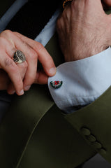 Crystal Watermelon Cufflinks