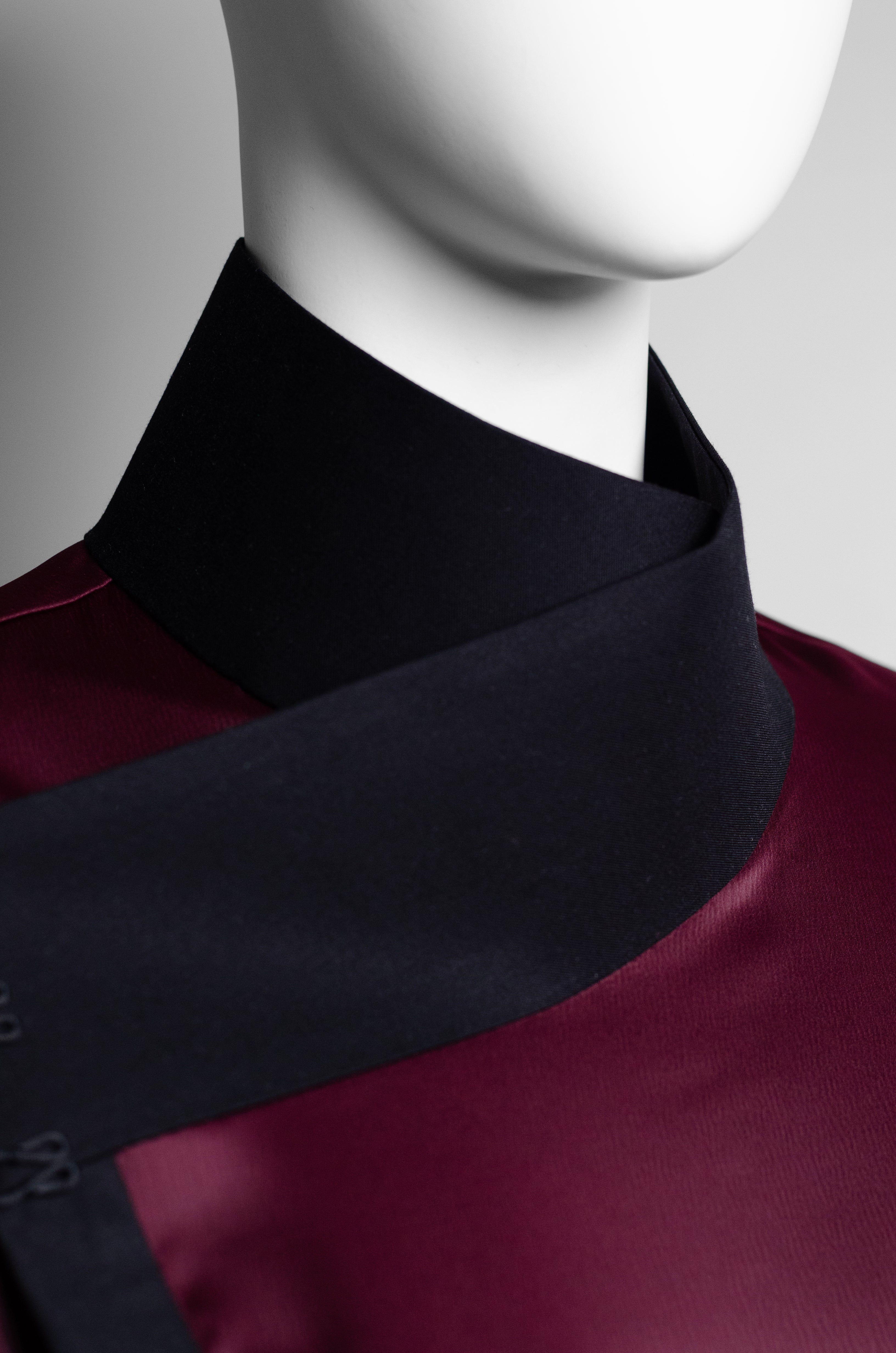 The Maroon Drape Robe