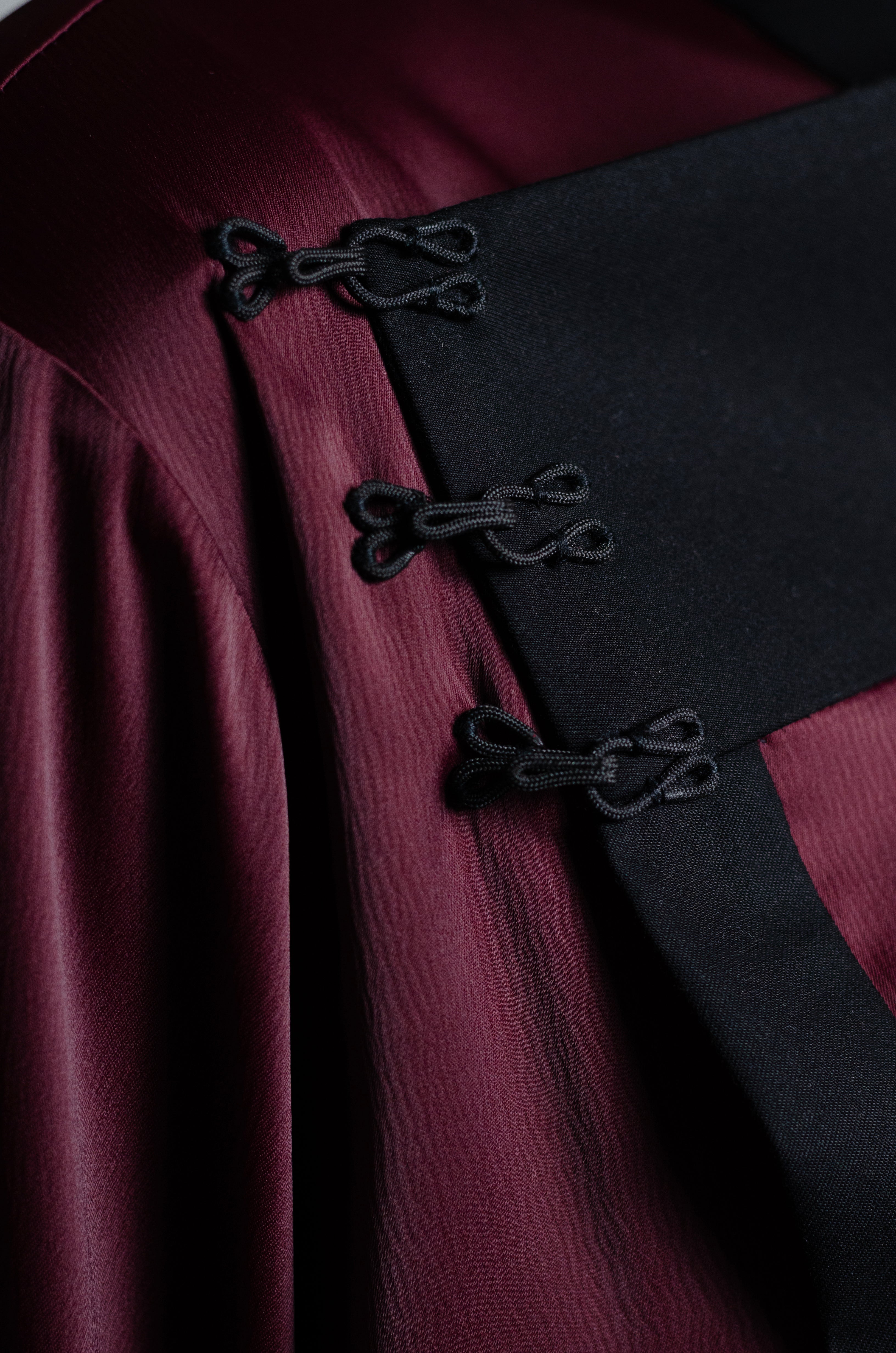 The Maroon Drape Robe