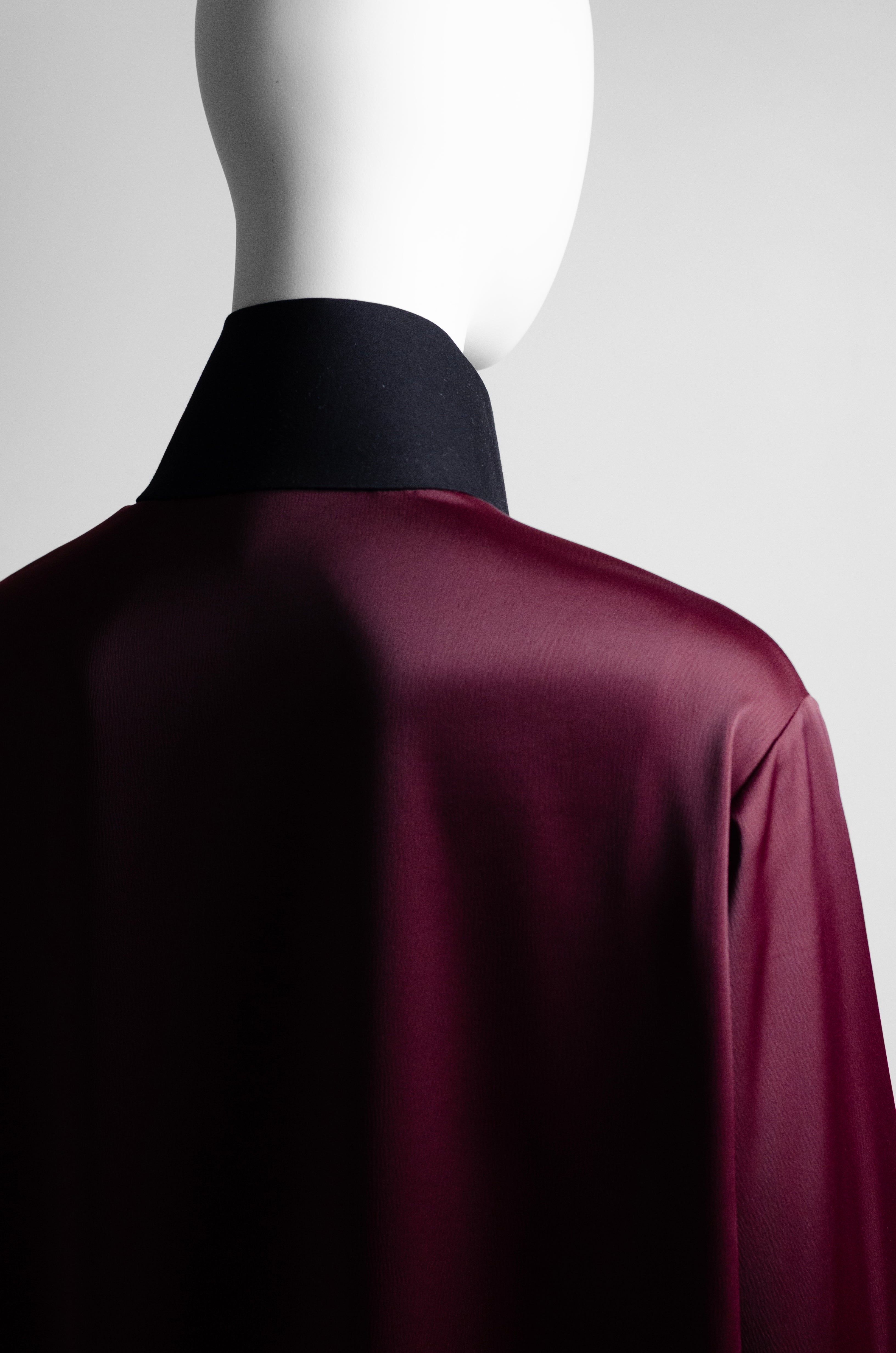 The Maroon Drape Robe