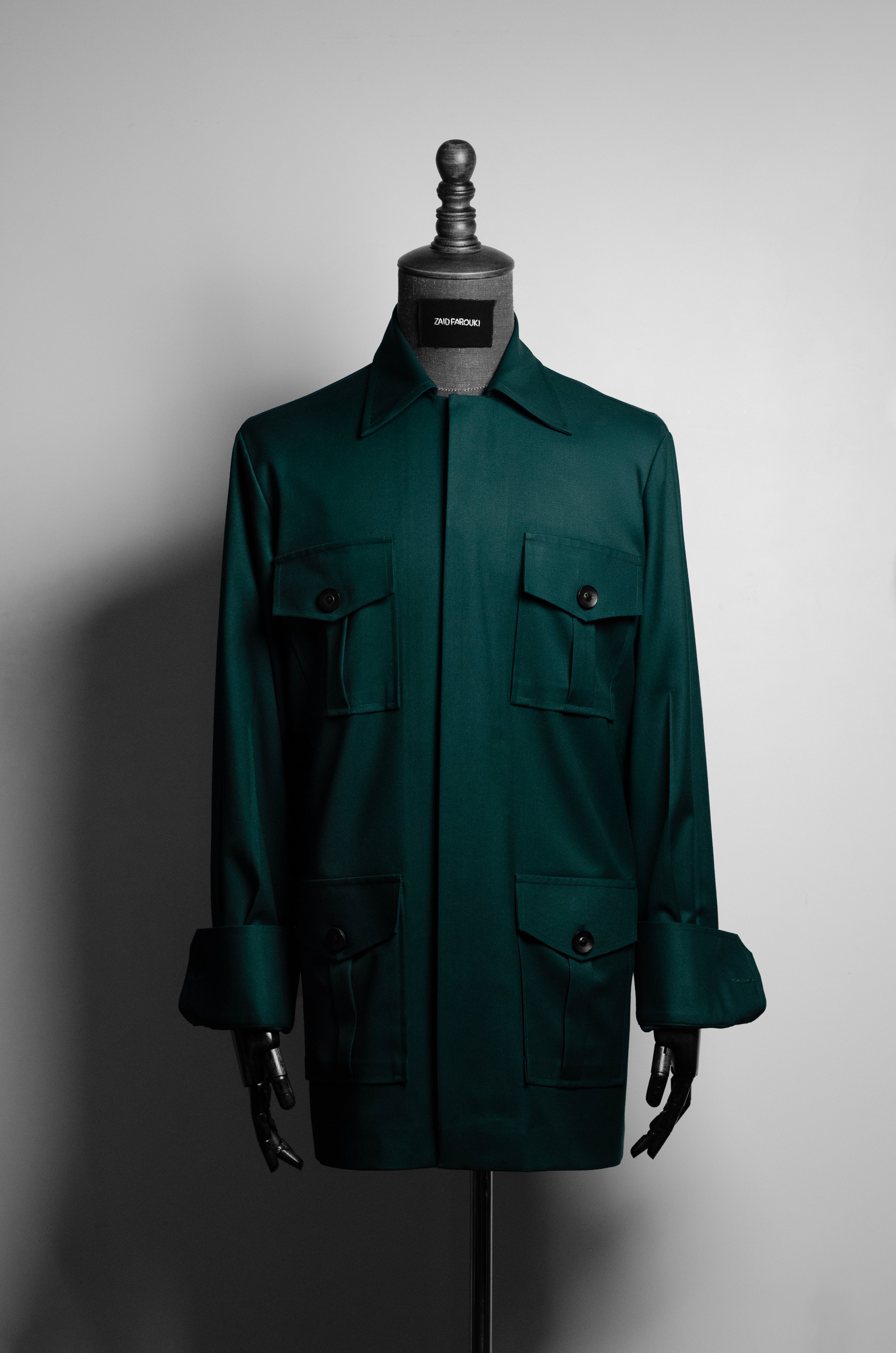 The Green Field Jacket – Classic Belted Edition