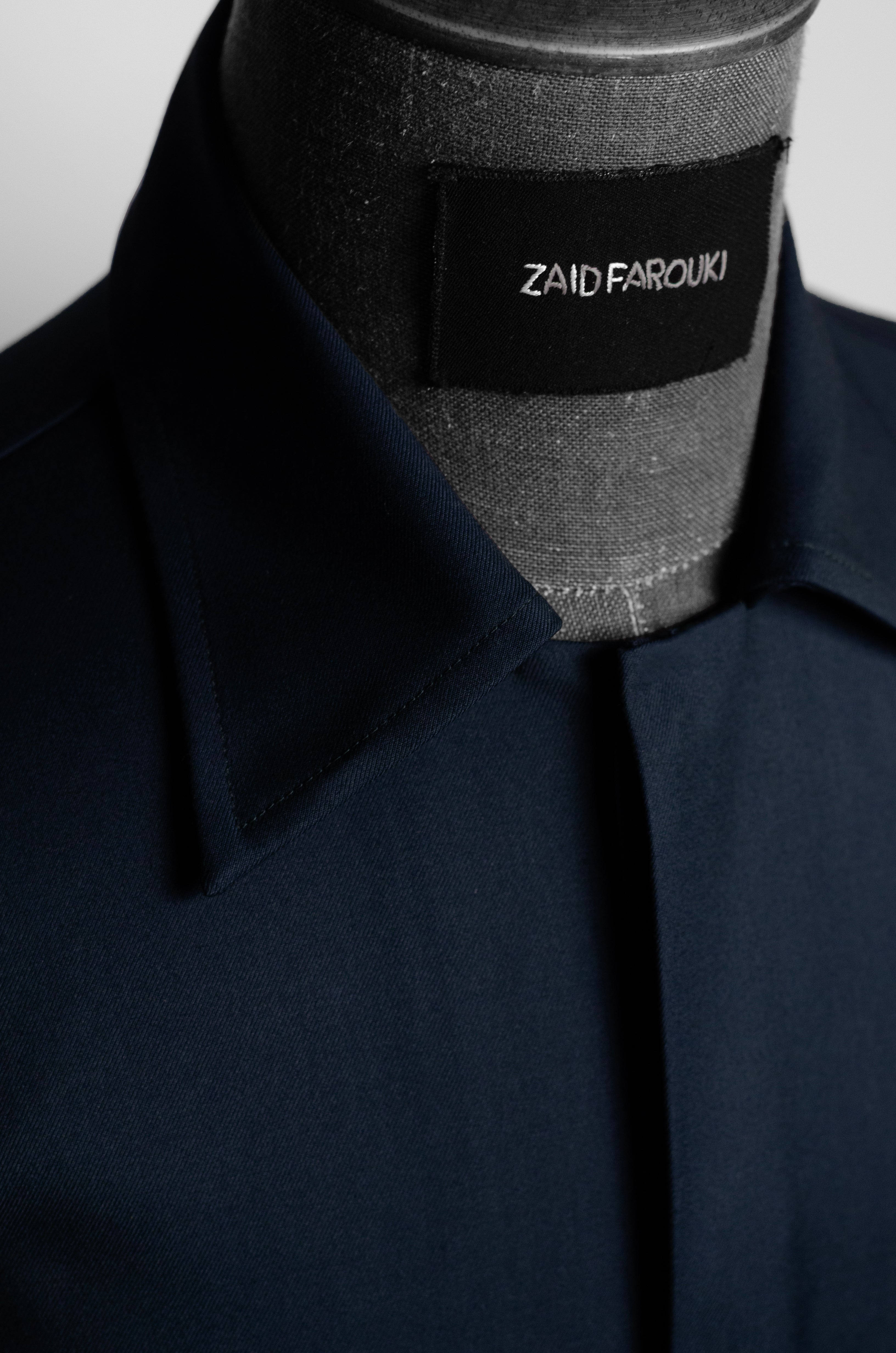 The Blue Field Jacket – Classic Belted Edition
