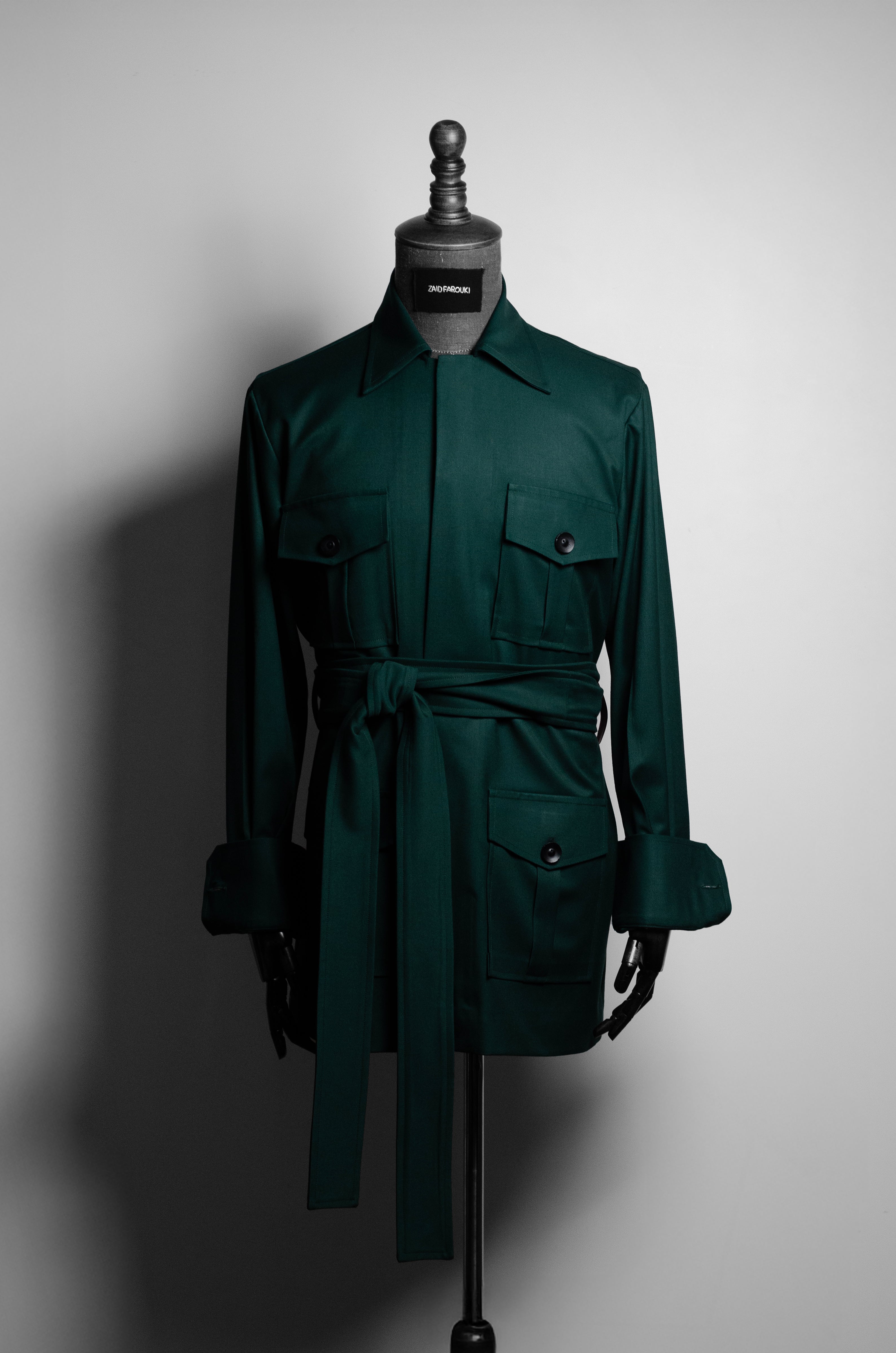 The Green Field Jacket – Classic Belted Edition