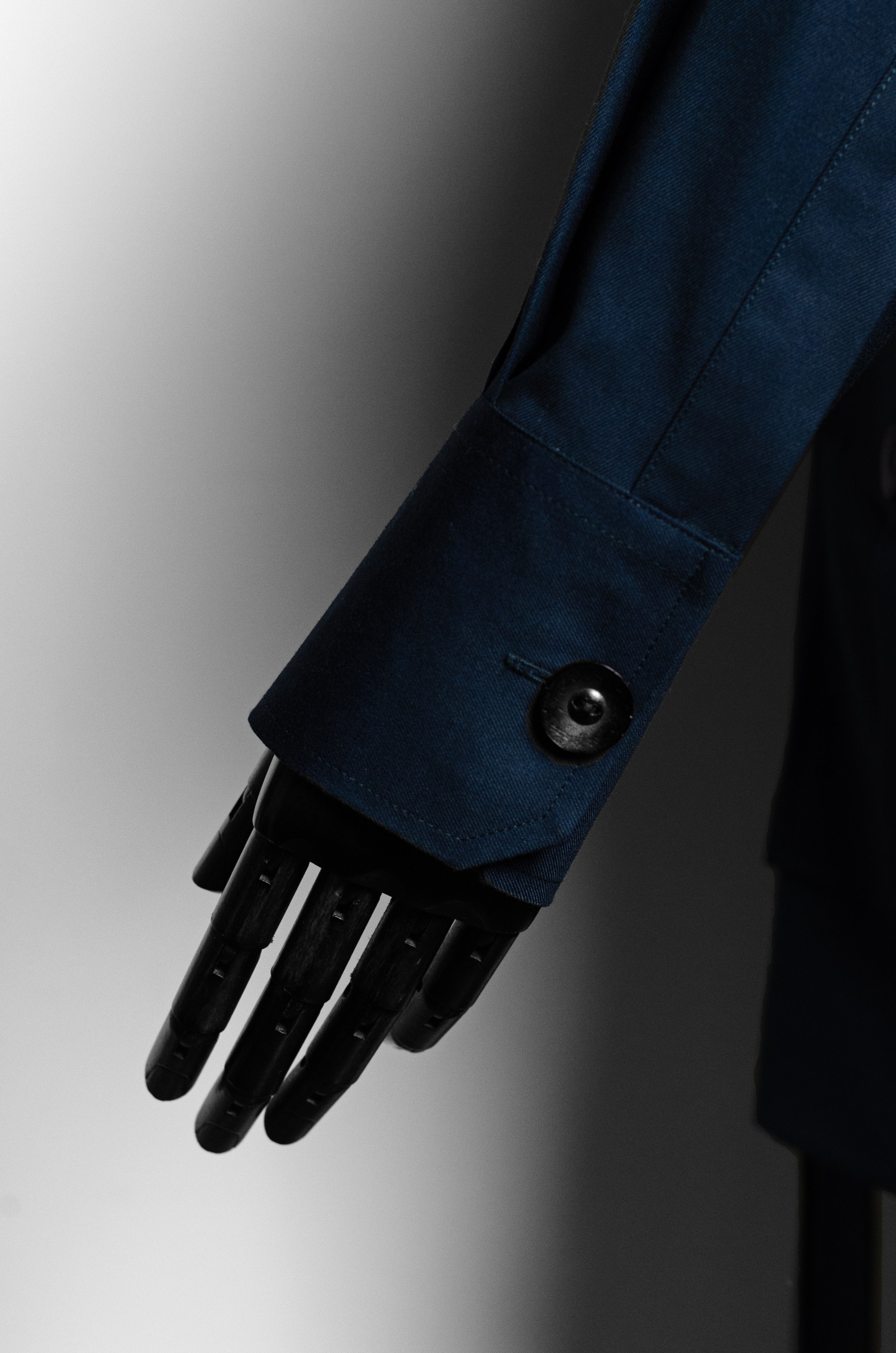 The Blue Field Jacket – Classic Belted Edition