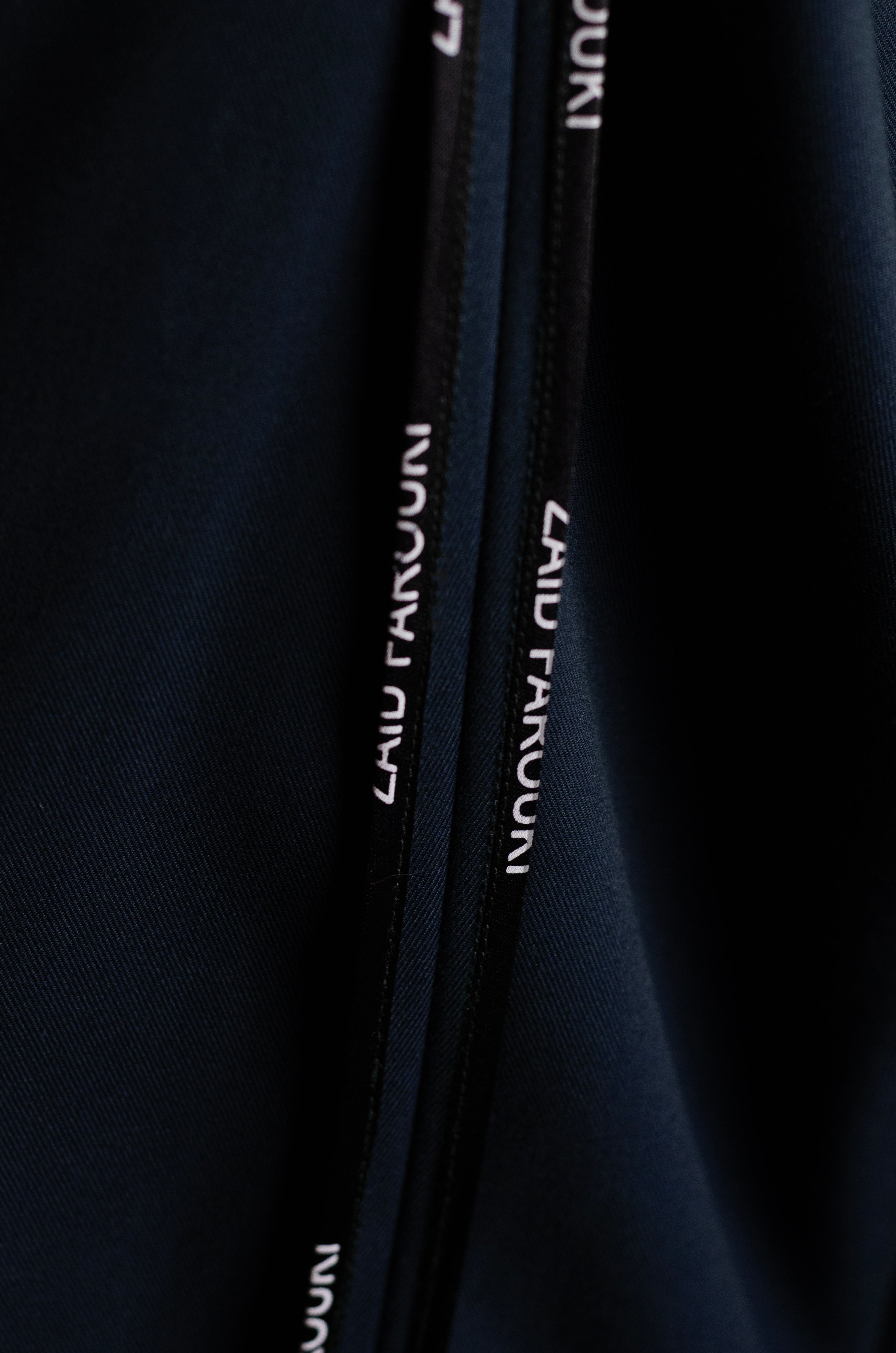 The Blue Field Jacket – Classic Belted Edition