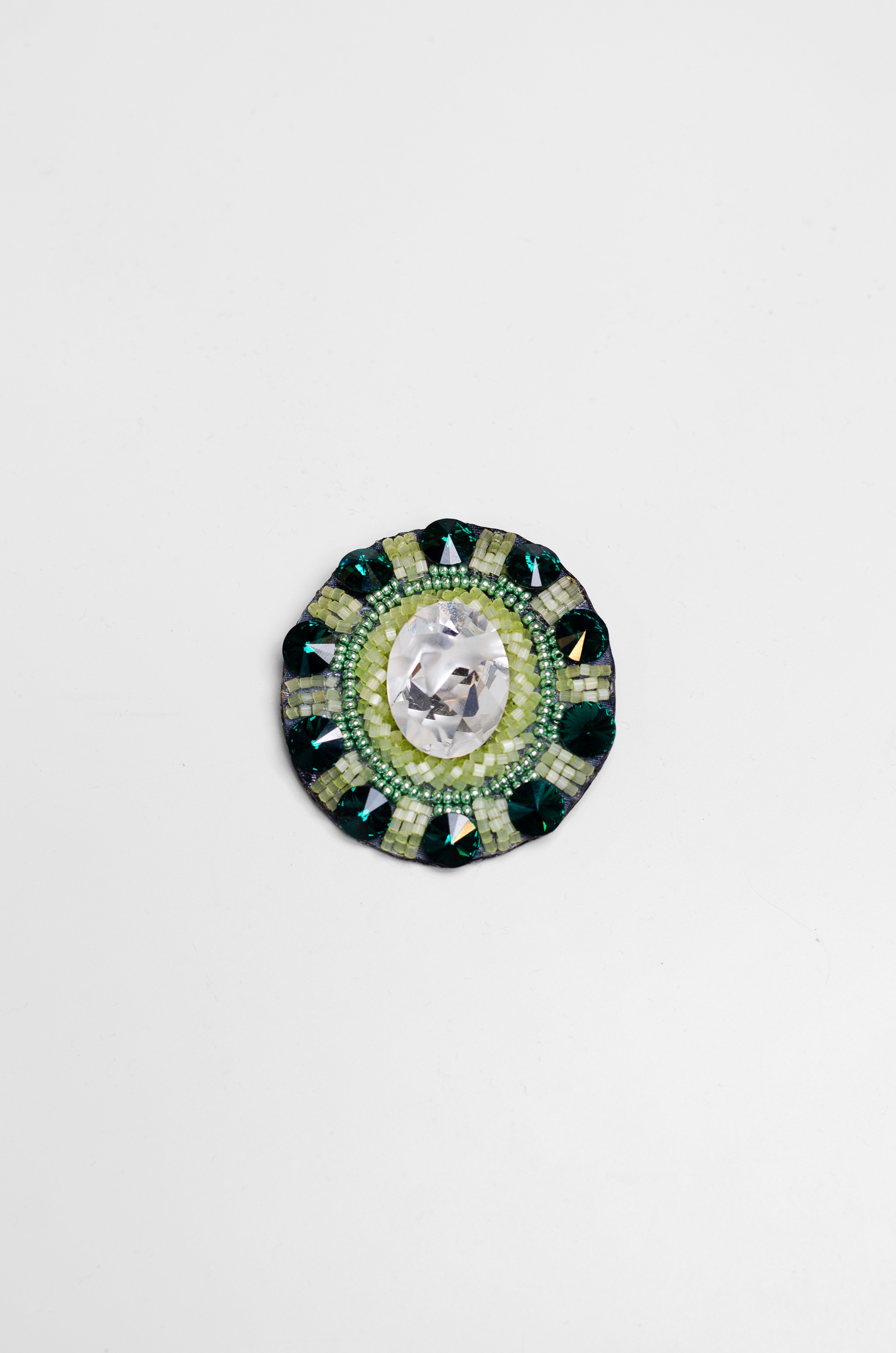 The Verdant Halo Brooch