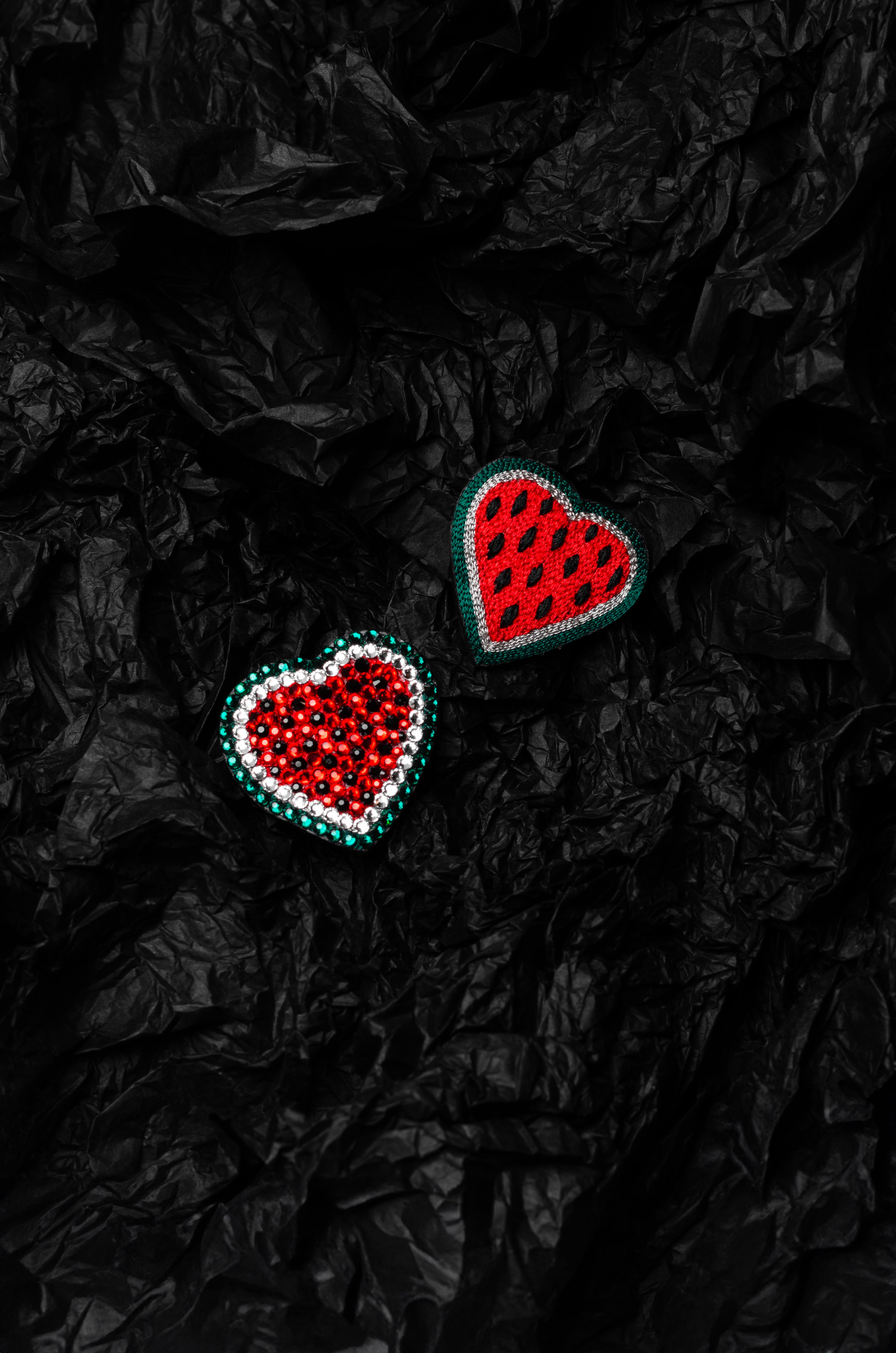 Watermelon Heart Brooch