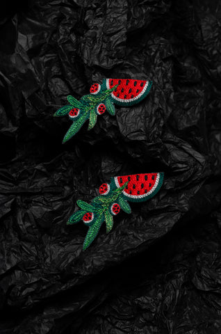 Olive Tree Branch Bateekha Brooch