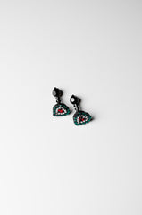 Crystal Heart Watermelon Cufflinks