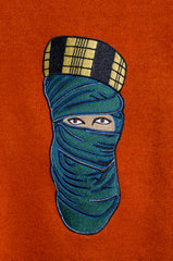 Orange Motif Sweater - ZAID FAROUKI