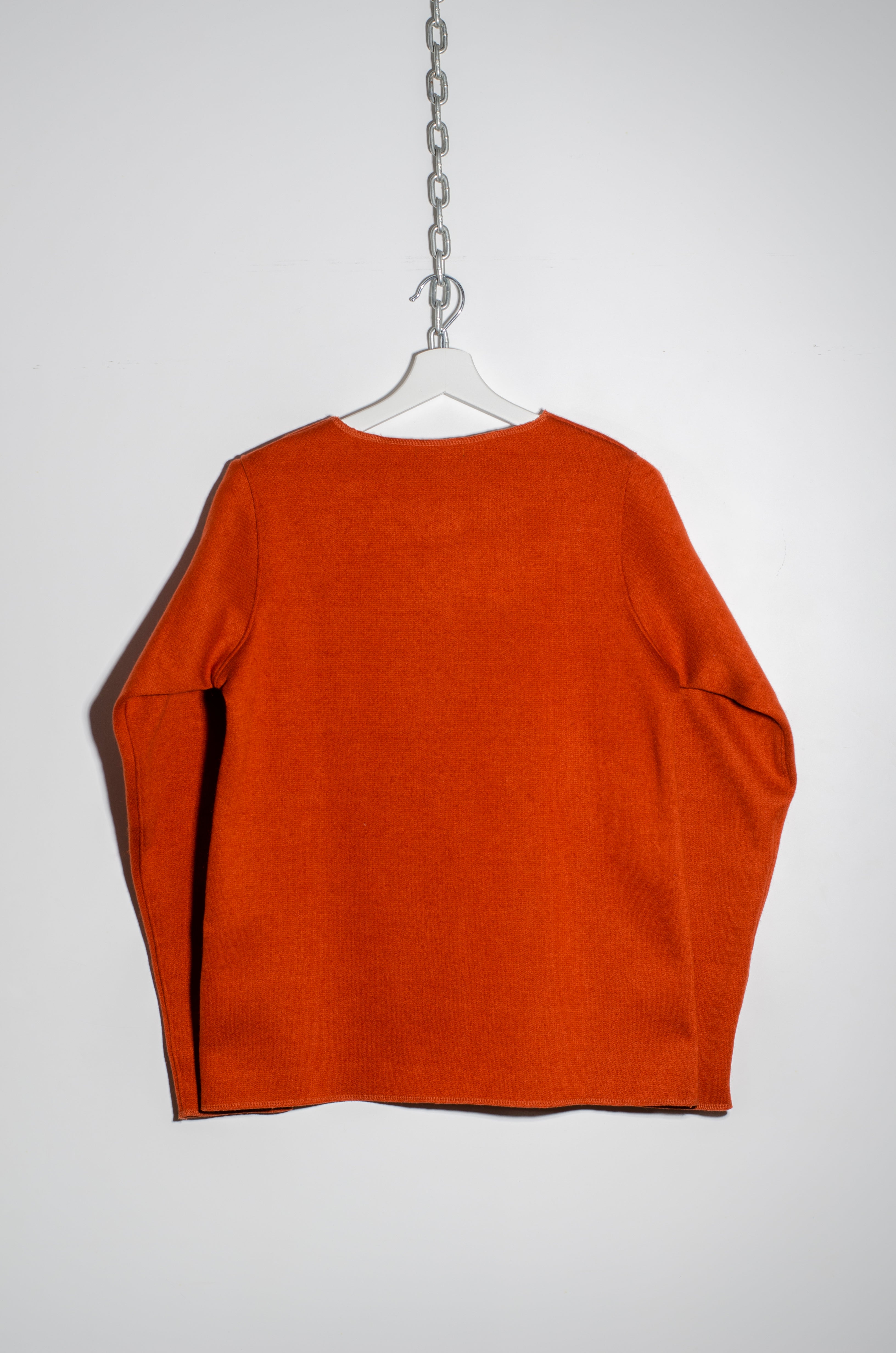 Orange Motif Sweater - ZAID FAROUKI