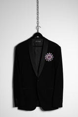 Crystal Cluster Brooch