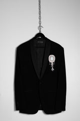 Crystal Multi-Drop Brooch