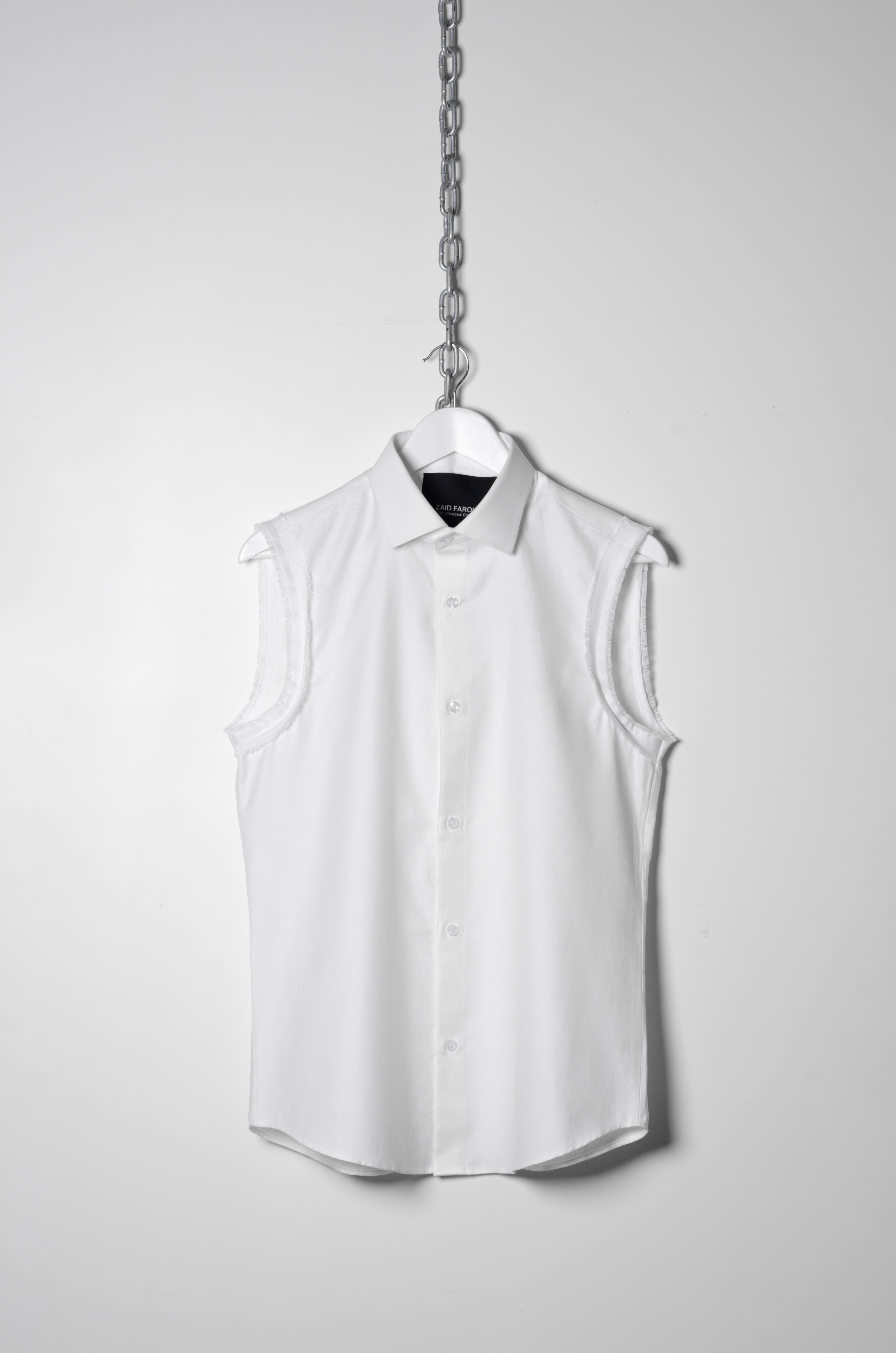 Poplin Sleeveless Shirt