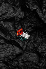 Crystal Flag Brooch
