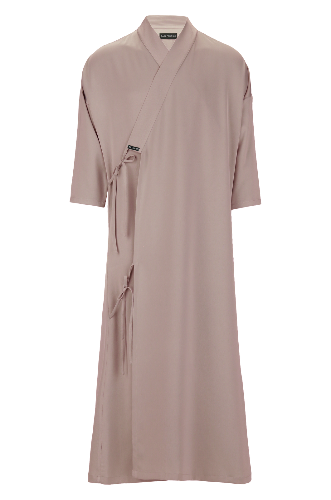 Pink Tie Detail Bisht - ZAID FAROUKI