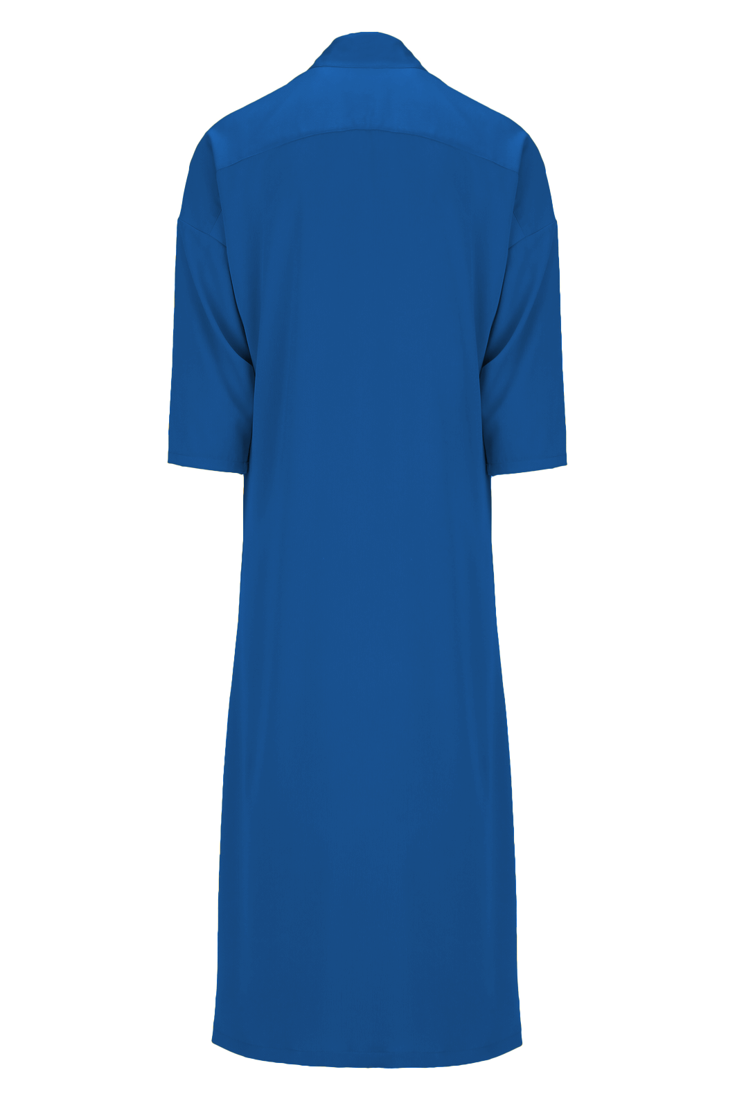 Nile Blue Tie Detail Bisht