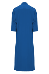 Nile Blue Tie Detail Bisht