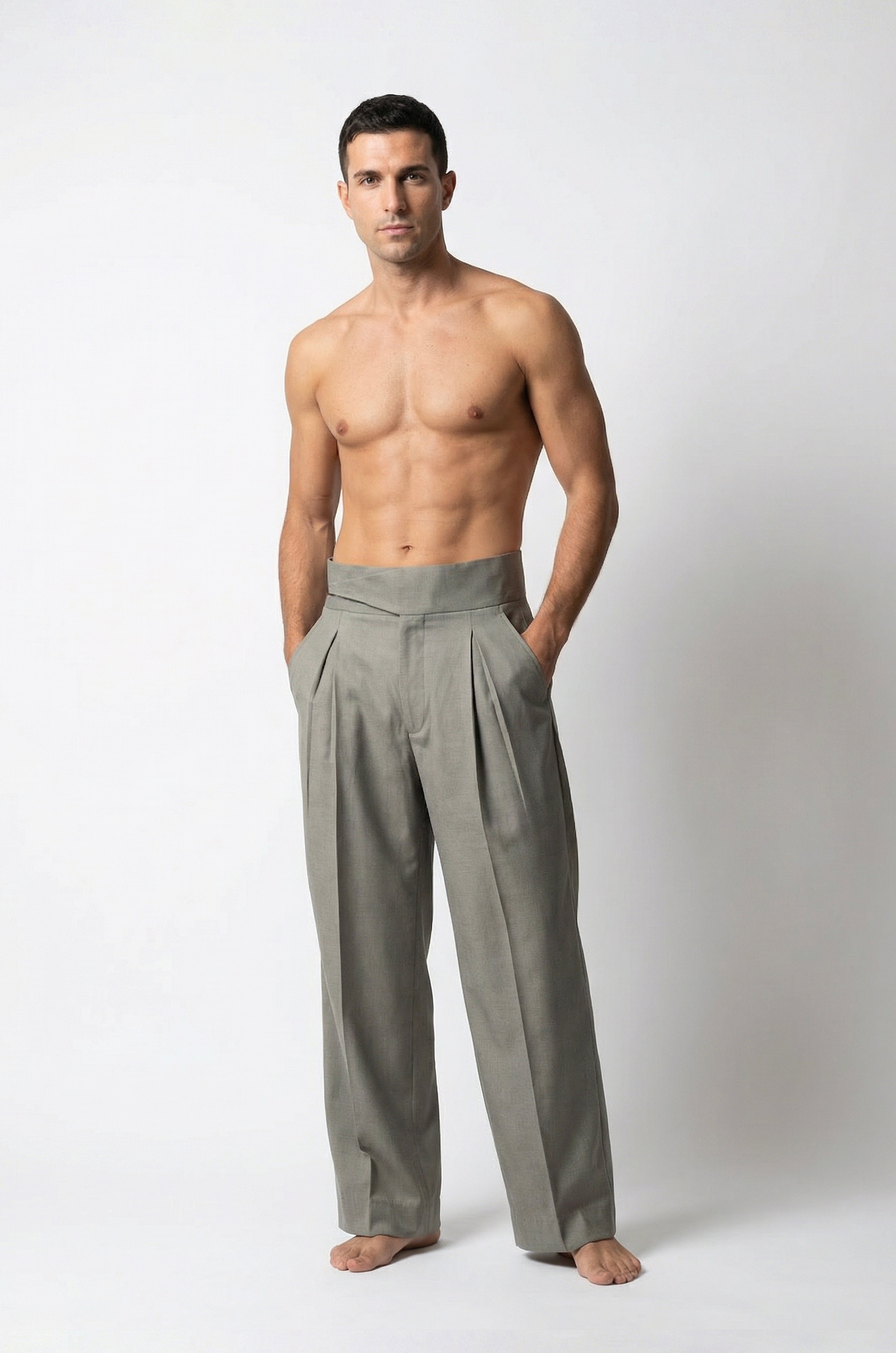 Fan Pleated Trouser - ZAID FAROUKI