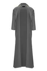 Grey Tie Detail Bisht
