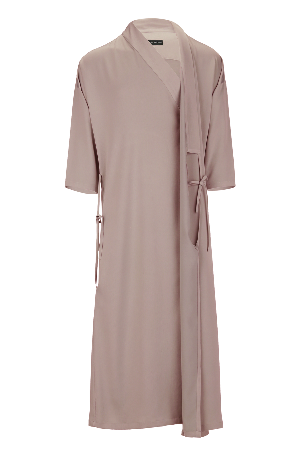 Pink Tie Detail Bisht - ZAID FAROUKI