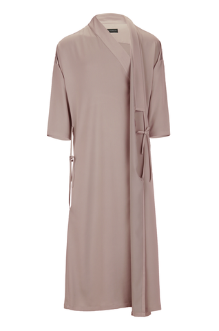 Pink Tie Detail Bisht - ZAID FAROUKI