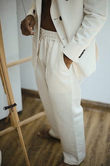 RAML Drawstring Trousers - ZAID FAROUKI