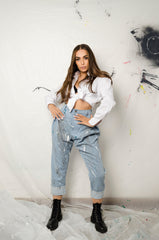 The Painted Denim Jeans - ZAID FAROUKI