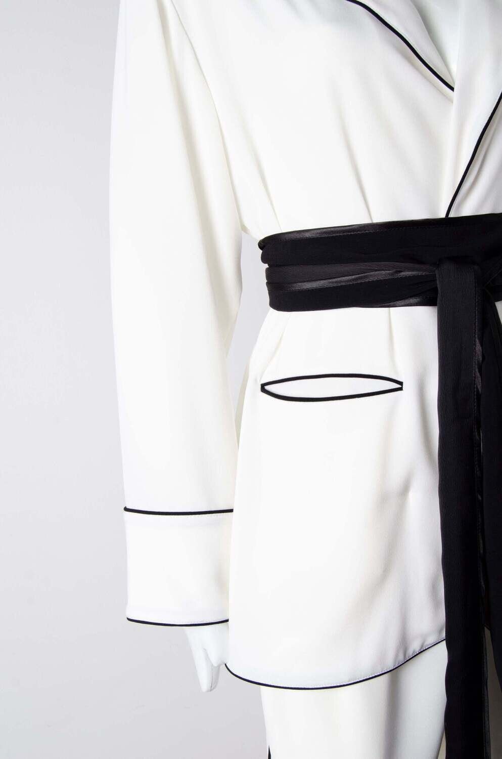 White Pyjama Chic Shirt - ZAID FAROUKI