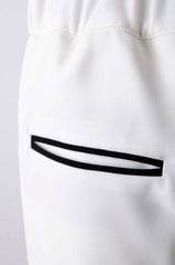 White Pyjama Chic Pants - ZAID FAROUKI