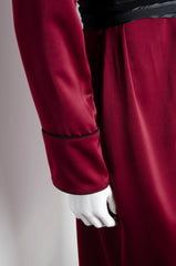 Blood Red Pyjama Chic Robe - ZAID FAROUKI